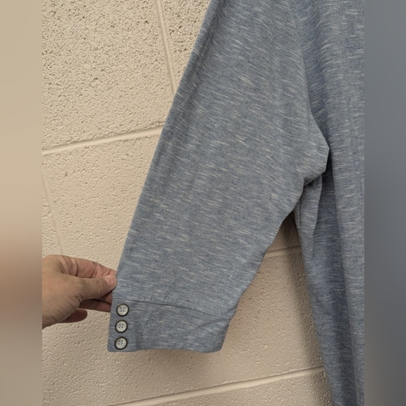 Simply Noelle XXL (16-18) heather blue tunic blouse in excellent condition - Picture 6 of 14